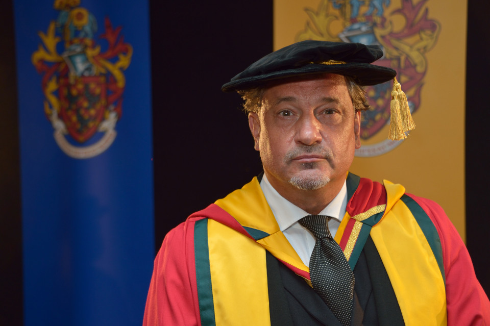 Former Bolton Wanderers star receives Honorary Doctorate from University
