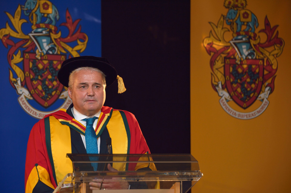 Bolton Council Chief Executive “privileged” to receive Honorary Doctorate from University
