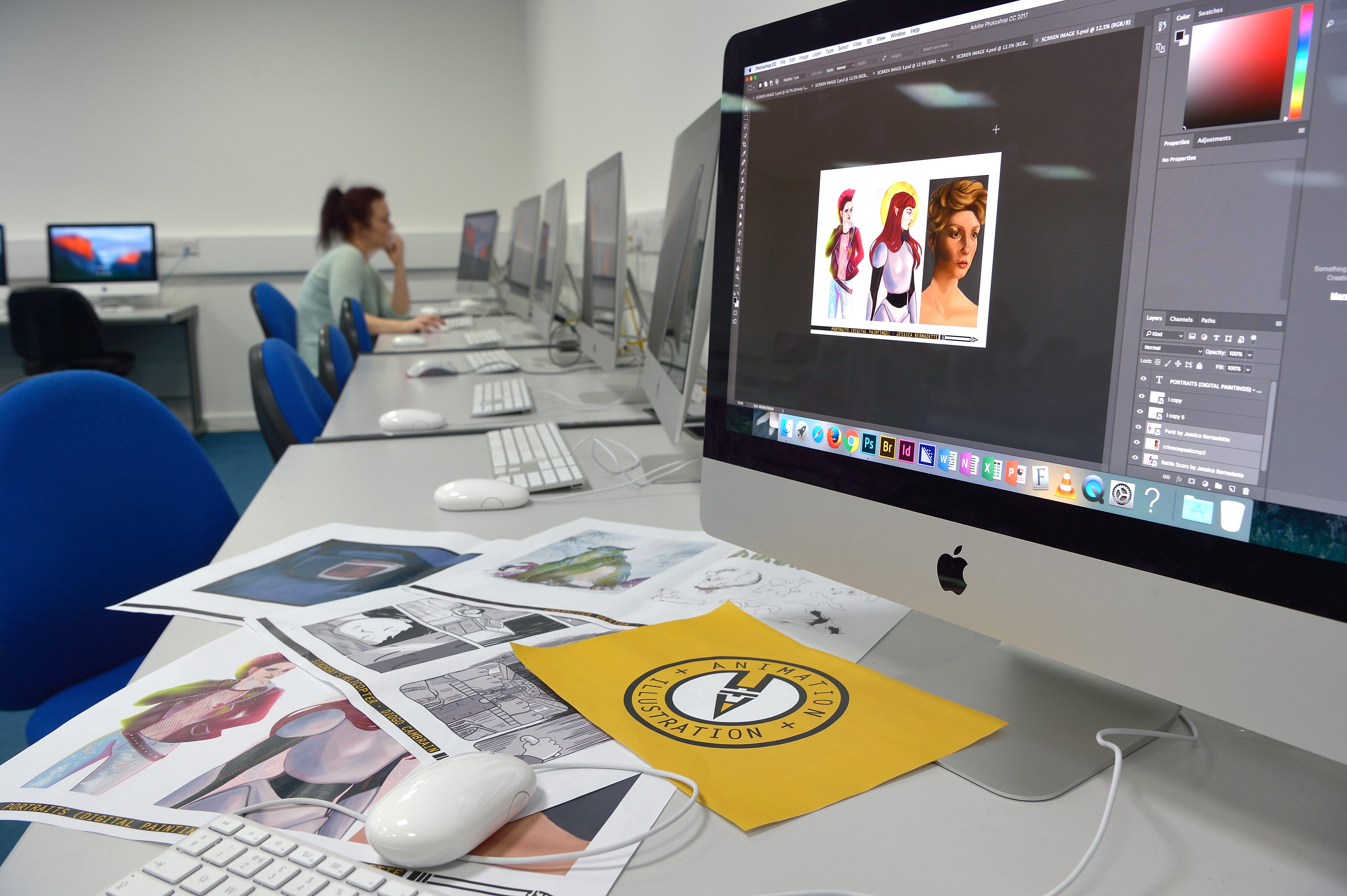 From the University of Bolton, a Mac computing suite for use by animation and illustration students at University of Bolton