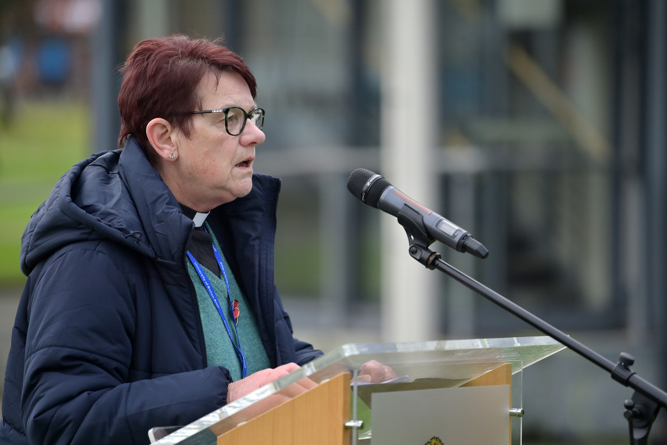 University of Bolton Group pays tribute to the fallen in Remembrance Day service on campus   