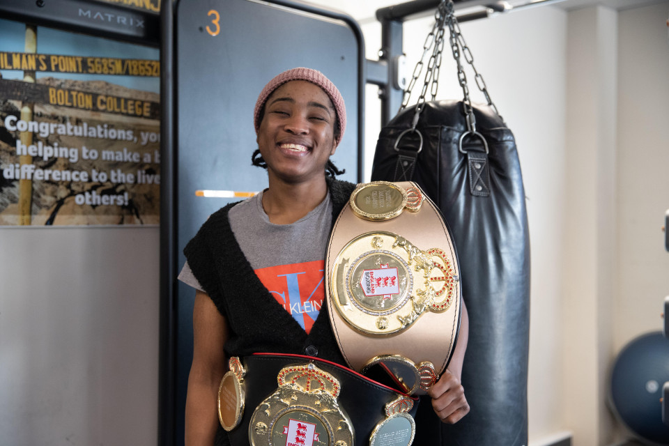 University of Bolton graduate and boxing talent Cindy Ngamba flies flag for Olympic Refugee team