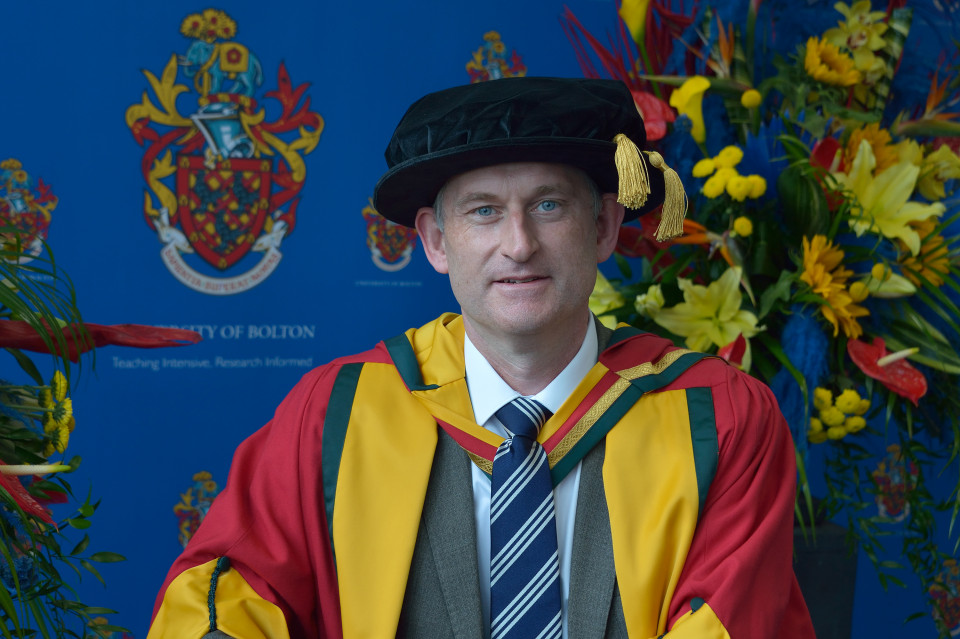 North West Ambulance Service chief receives Honorary Doctorate from University 