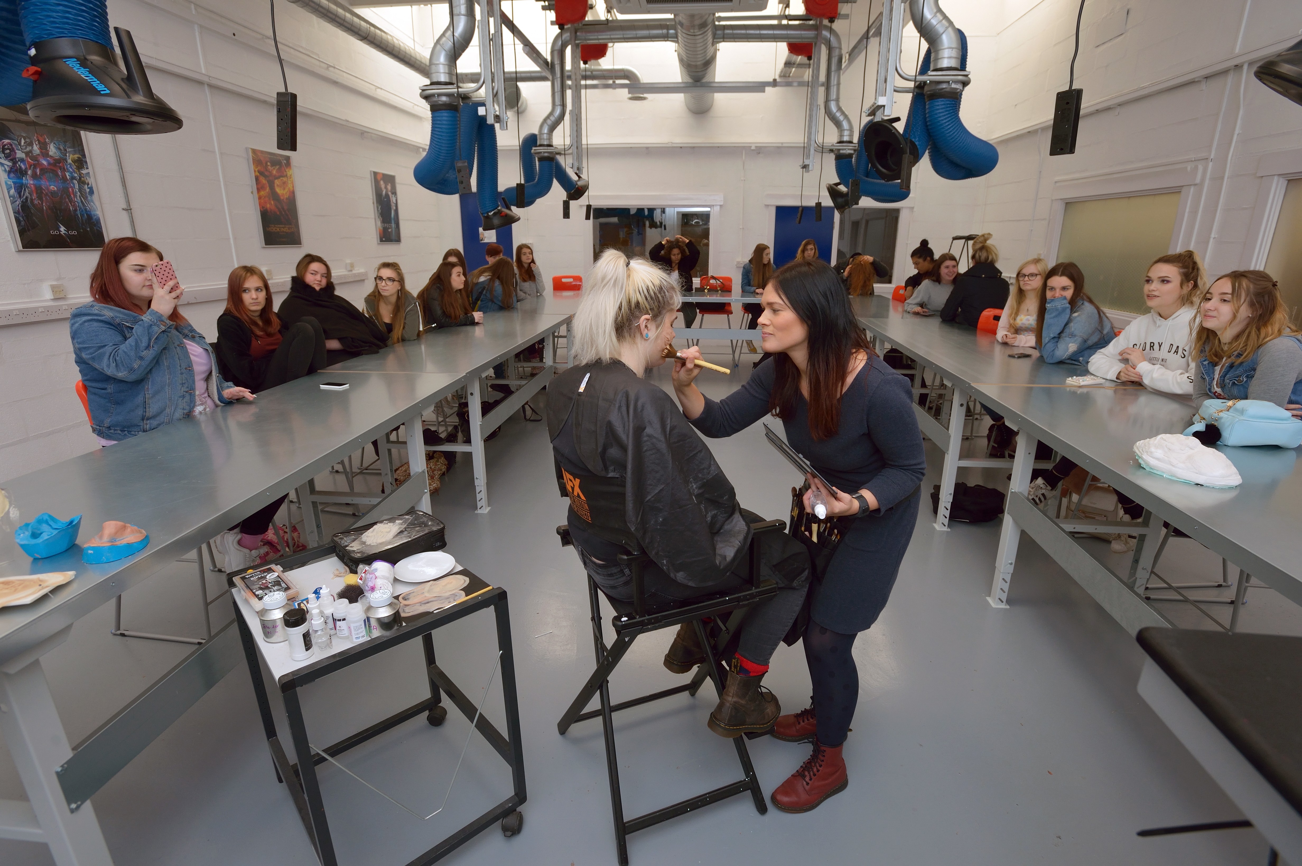 Make Up Demonstration within the School of Creative Technologies